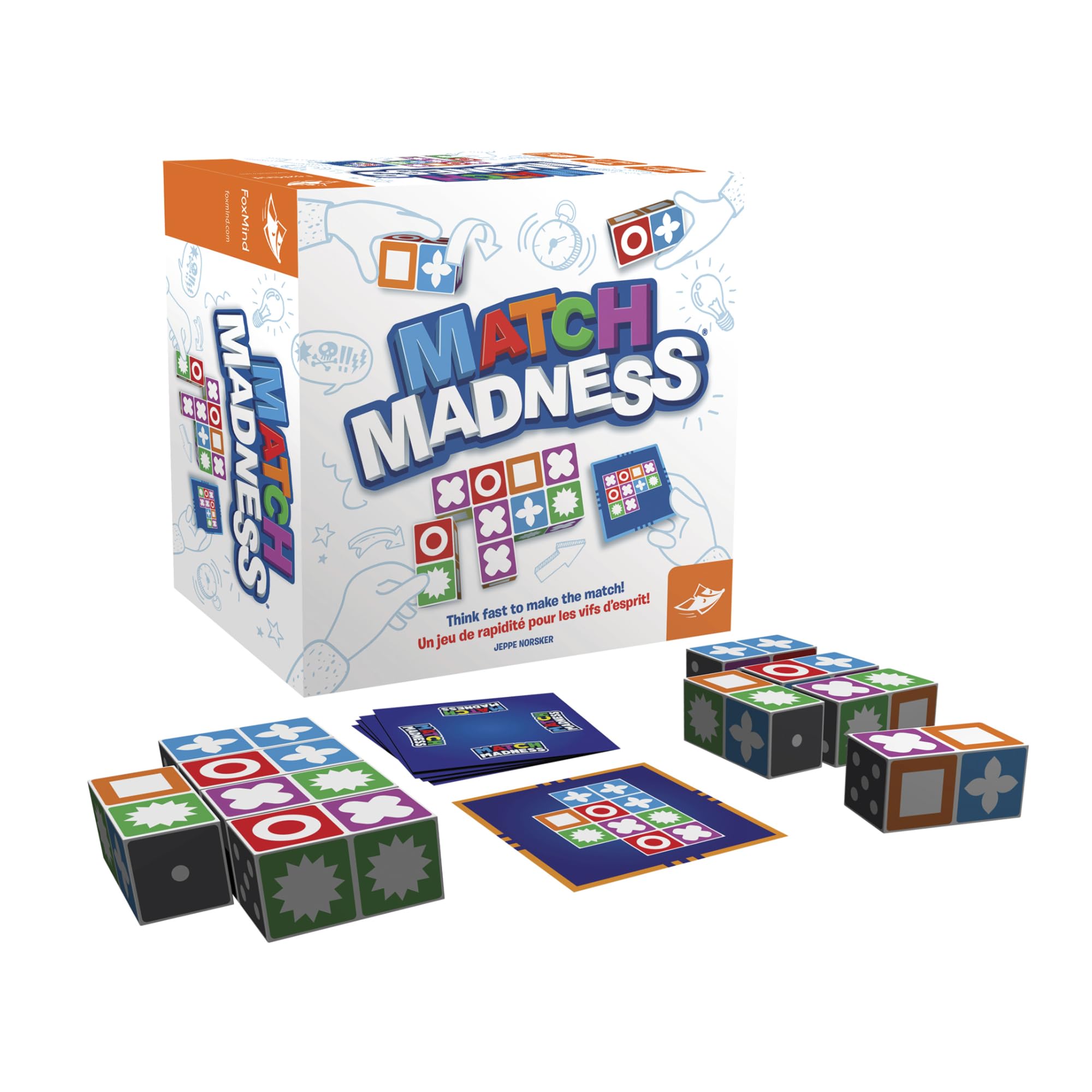 Foto 2 pulgar | Venta Internacional - Juego De Mesa Foxmind Match Madness Family Age 7+