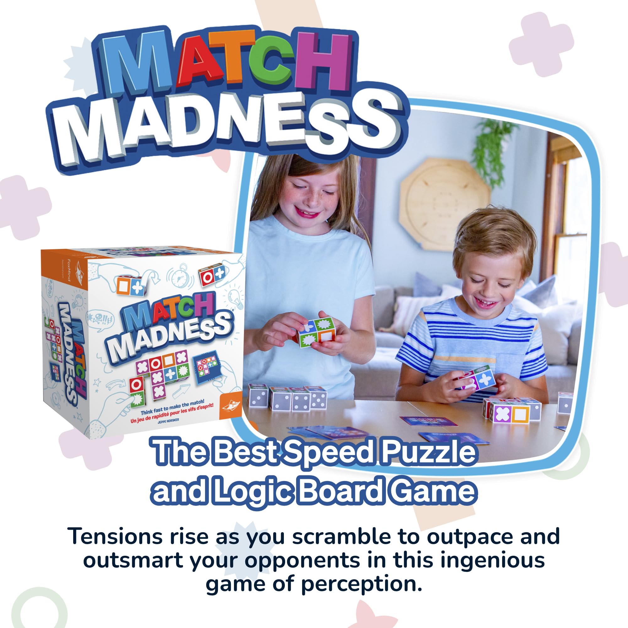 Foto 3 pulgar | Venta Internacional - Juego De Mesa Foxmind Match Madness Family Age 7+