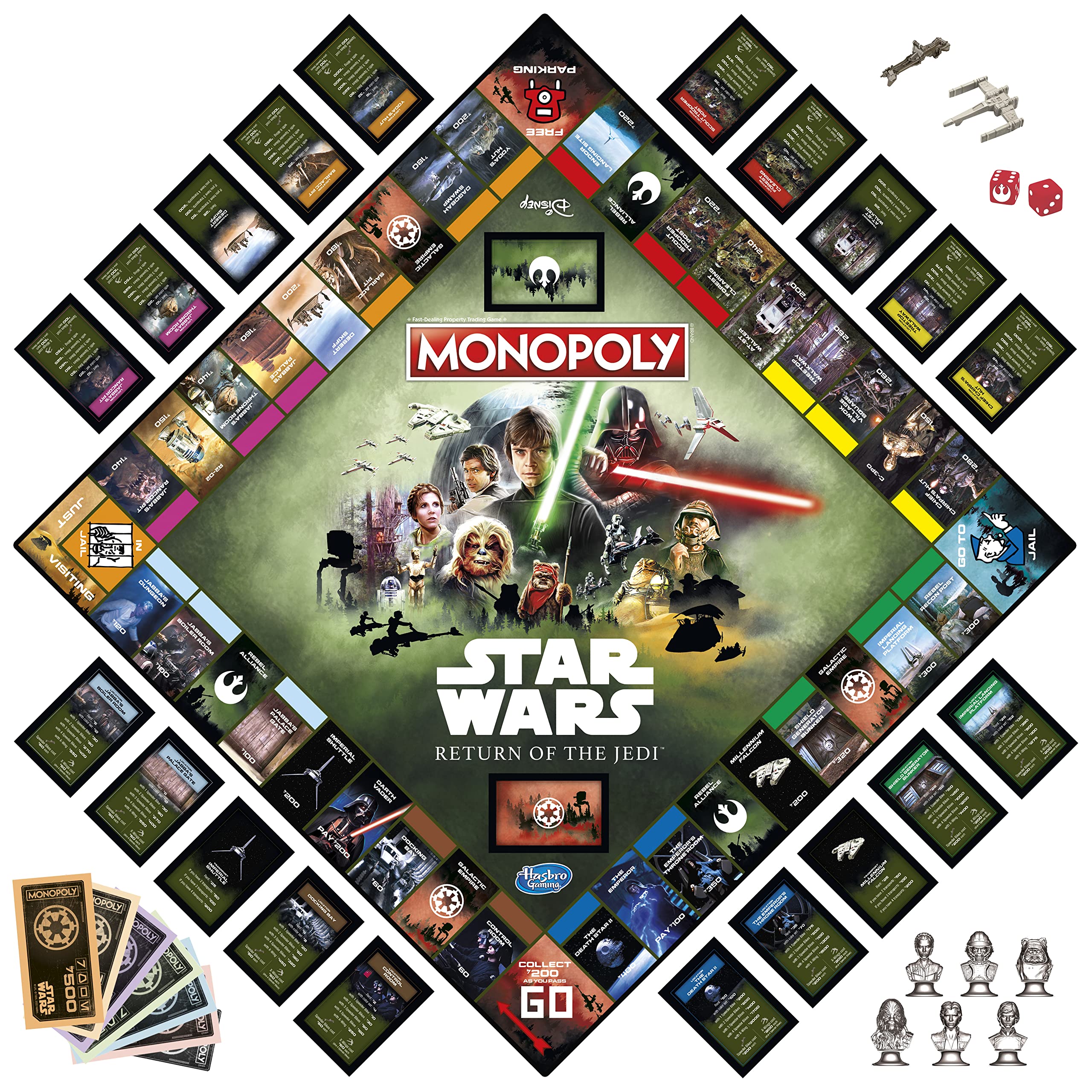 Foto 4 pulgar | Venta Internacional - Juego de Mesa Monopoly Star Wars Return Of The Jedi Edition