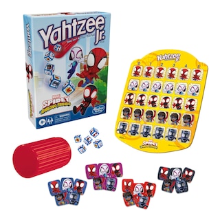 Foto 3 | Venta Internacional - Juego De Mesa Hasbro Gaming Yahtzee Jr. Marvel Spidey Friends