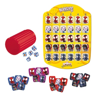 Foto 4 | Venta Internacional - Juego De Mesa Hasbro Gaming Yahtzee Jr. Marvel Spidey Friends