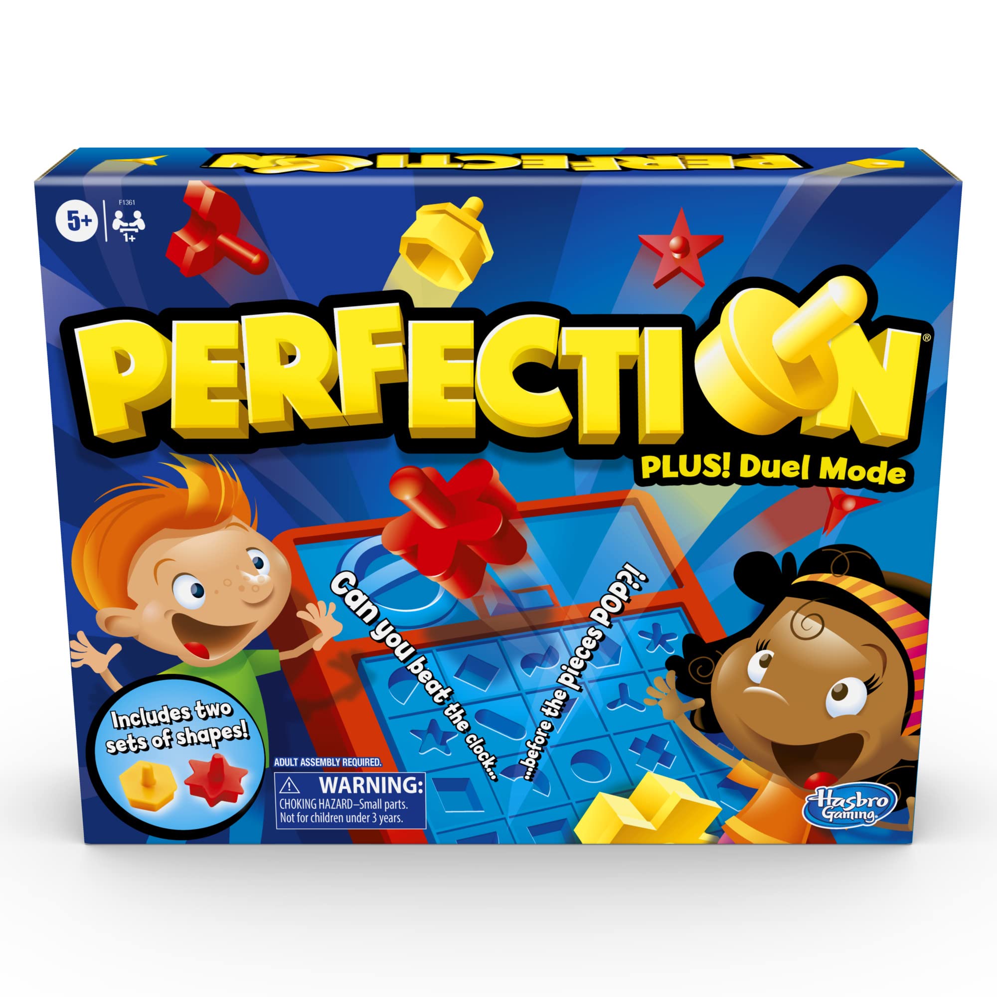 Foto 5 pulgar | Venta Internacional - Juego De Mesa Hasbro Gaming Perfection Plus Para 2 Jugadores En Modo Duelo