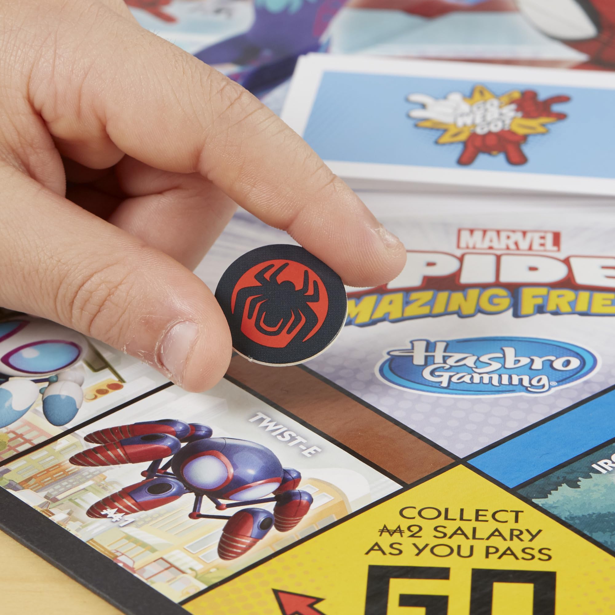 Foto 4 | Venta Internacional - Juego De Mesa Monopoly Junior Marvel Spidey & Friends 5+ Years