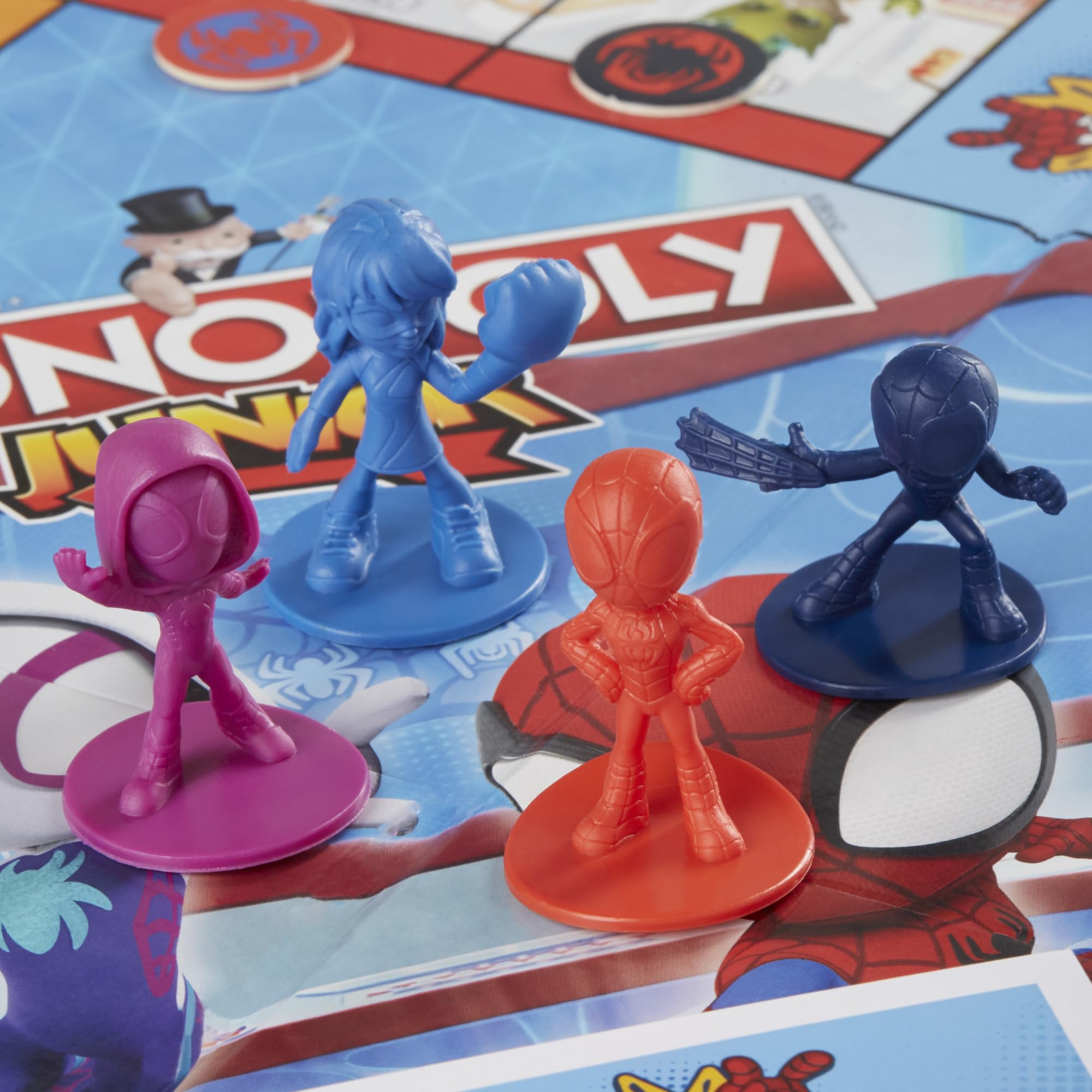 Foto 7 pulgar | Venta Internacional - Juego De Mesa Monopoly Junior Marvel Spidey & Friends 5+ Years