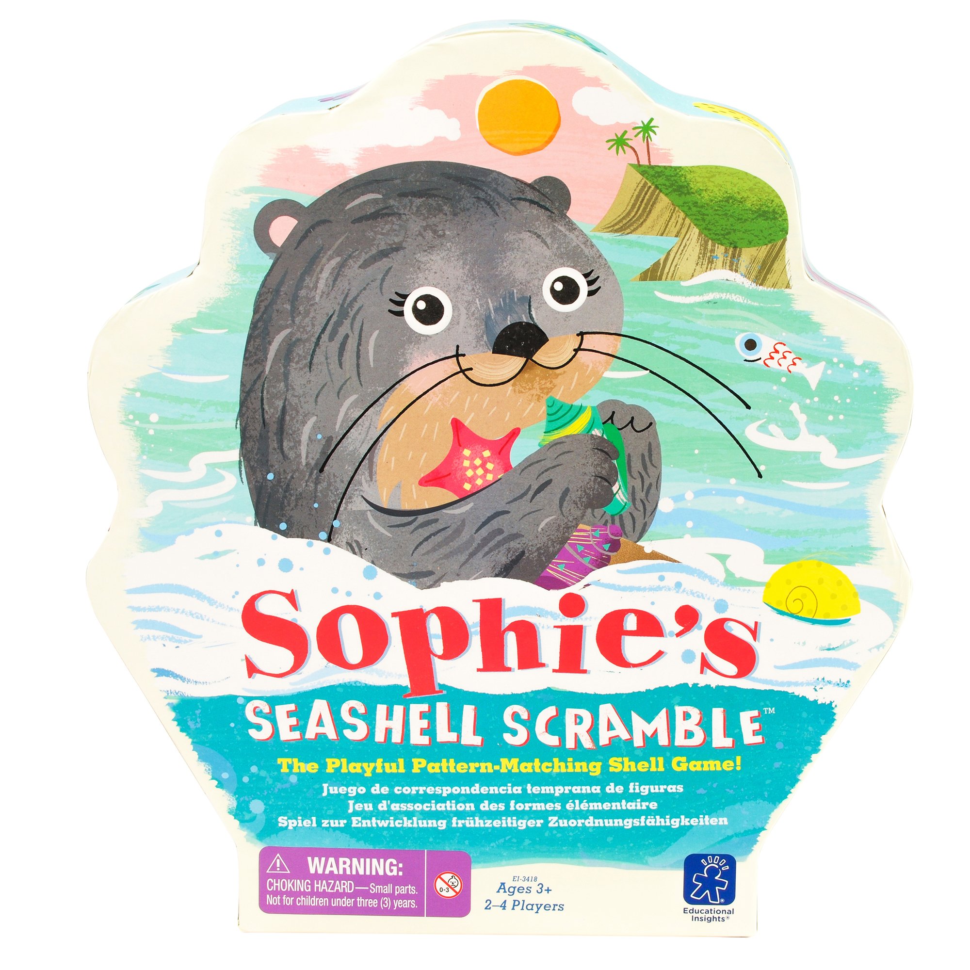 Foto 2 pulgar | Venta Internacional - Juego De Mesa Educational Insights Sophie's Seashell Scramble F