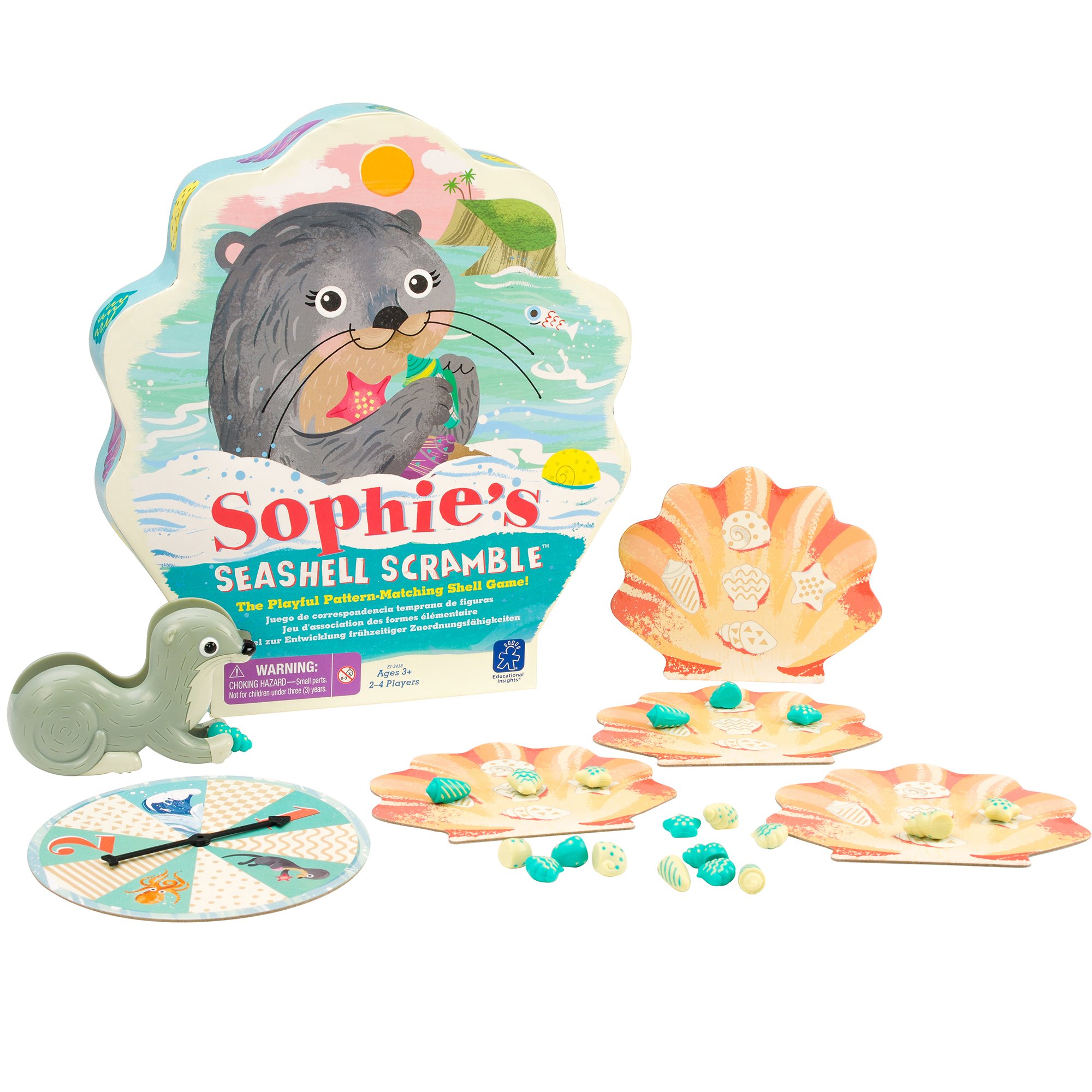 Foto 3 pulgar | Venta Internacional - Juego De Mesa Educational Insights Sophie's Seashell Scramble F