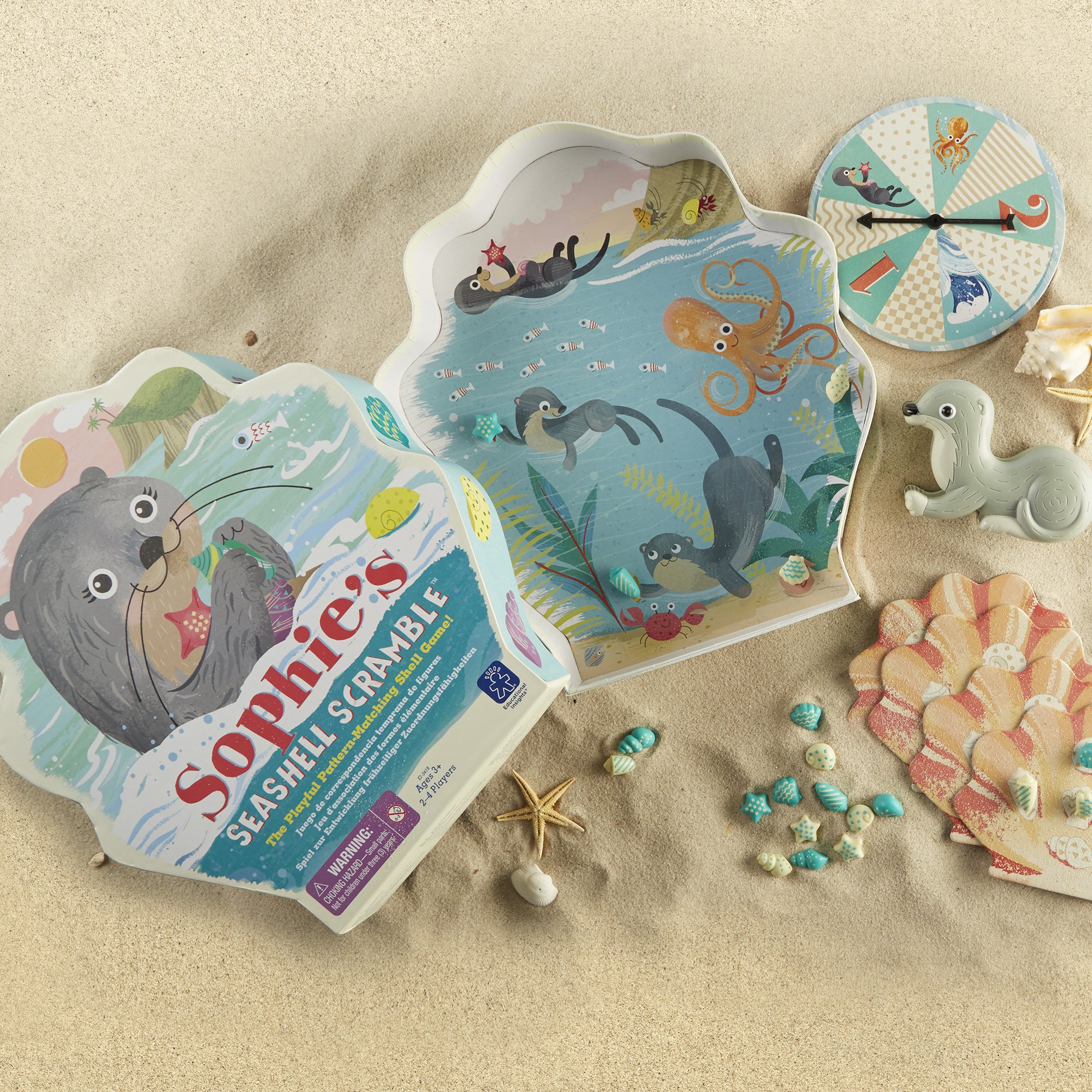 Foto 4 pulgar | Venta Internacional - Juego De Mesa Educational Insights Sophie's Seashell Scramble F