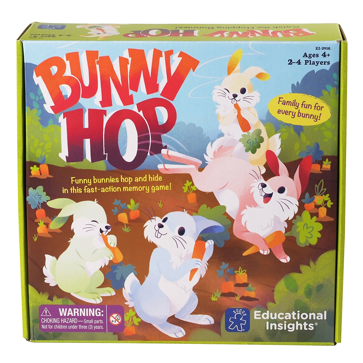 Foto 2 pulgar | Venta Internacional - Juego Educational Insights Bunny Hop Memory de 2 a 4 Jugadores