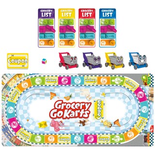 Foto 3 | Venta Internacional - Juego de Mesa Hasbro Gaming Grocery Go Karts para Niños Mayores de 4 Años