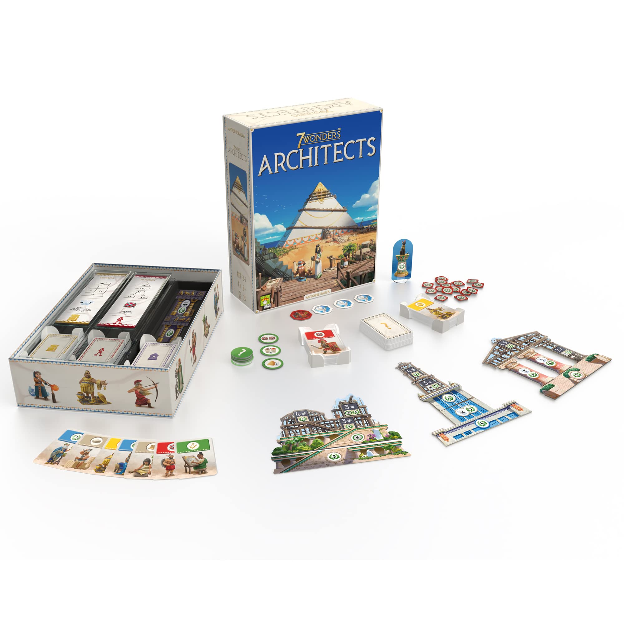 Venta Internacional - Juego de Mesa Repos Production 7 Wonders Architects