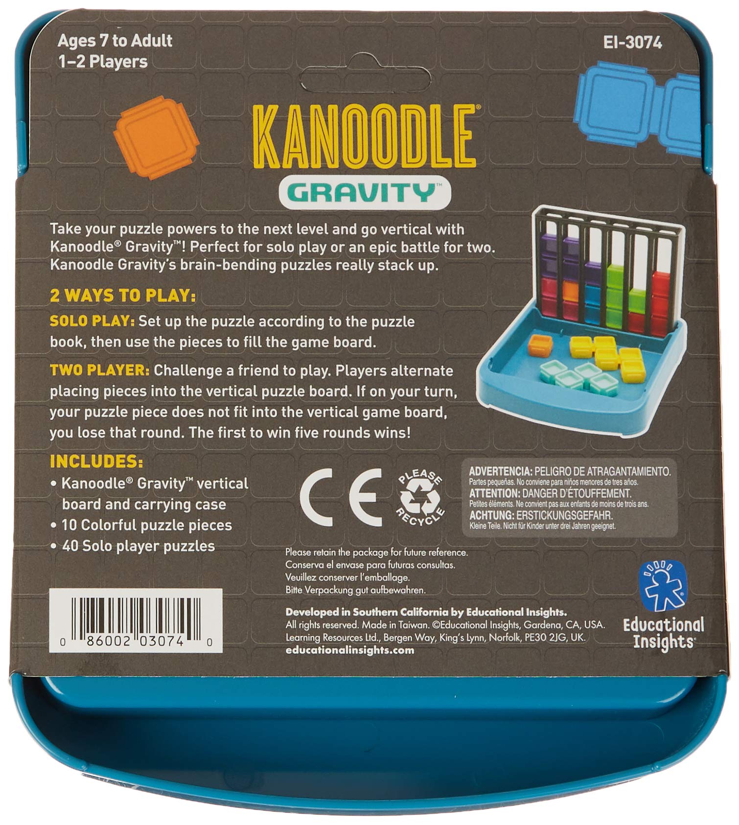 Foto 2 | Venta Internacional - Juego de Rompecabezas Educational Insights Kanoodle Gravity para Mayores de 9 Años