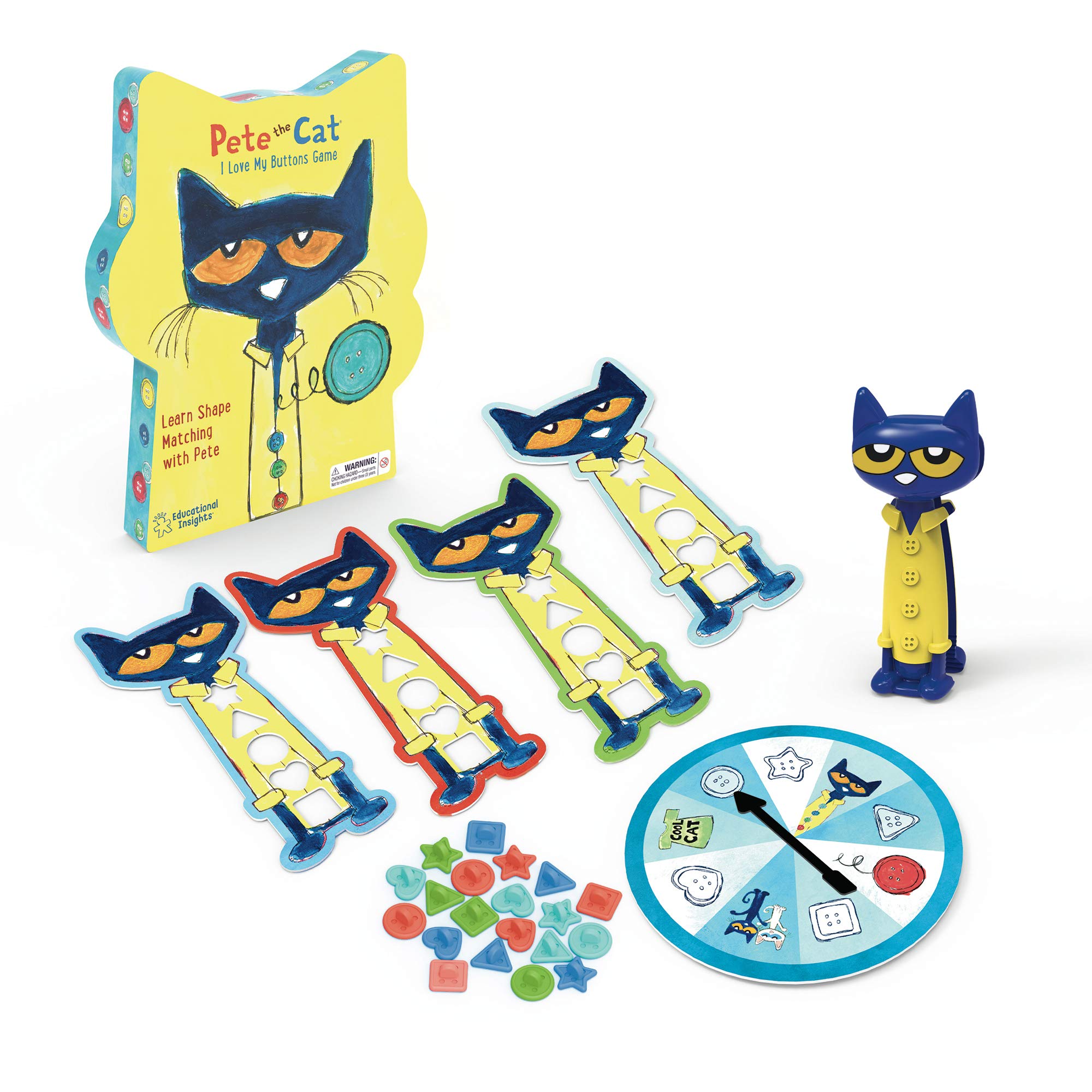 Foto 2 pulgar | Venta Internacional - Juego de Mesa Educational Insights Pete The Cat I Love My Buttons