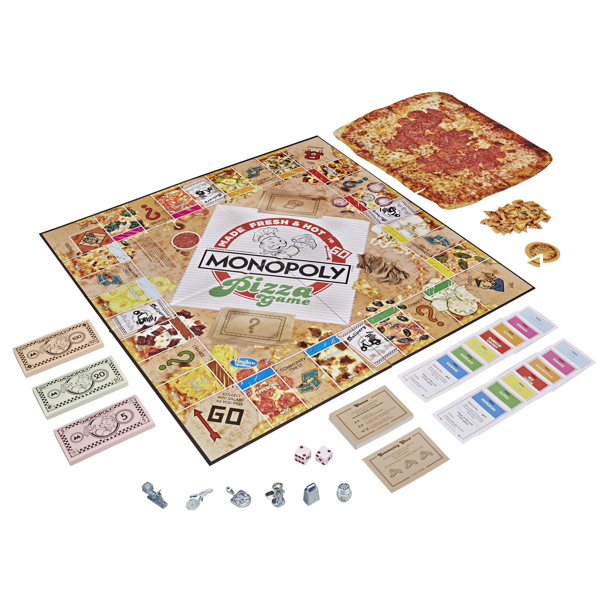 Foto 4 pulgar | Venta Internacional - Juego de Mesa Monopoly Pizza para Niños Mayores de 8 Años con Fichas de Pizza