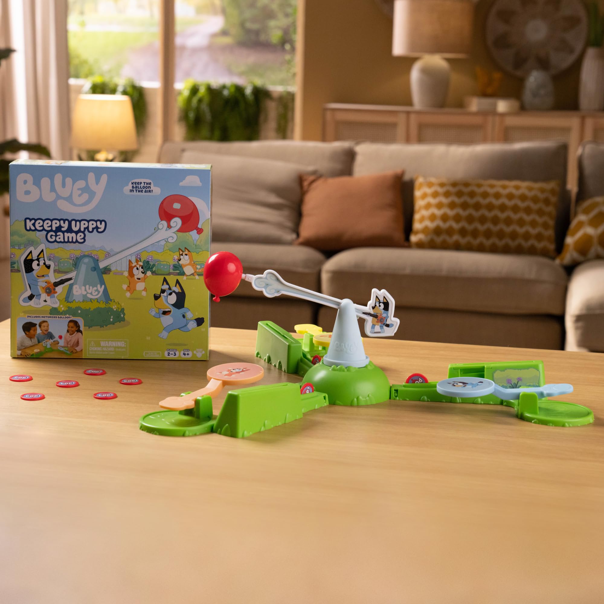 Foto 6 pulgar | Venta Internacional - Juego Bluey Keepy Uppy De Más De 4 Años Con Bingo, Chile Y Motor