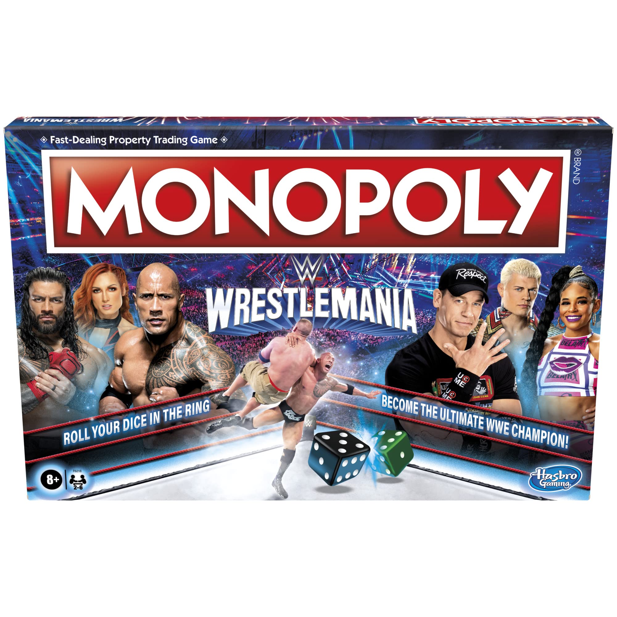 Foto 2 pulgar | Venta Internacional - Juego De Mesa Monopoly Wrestlemania Edition Hasbro