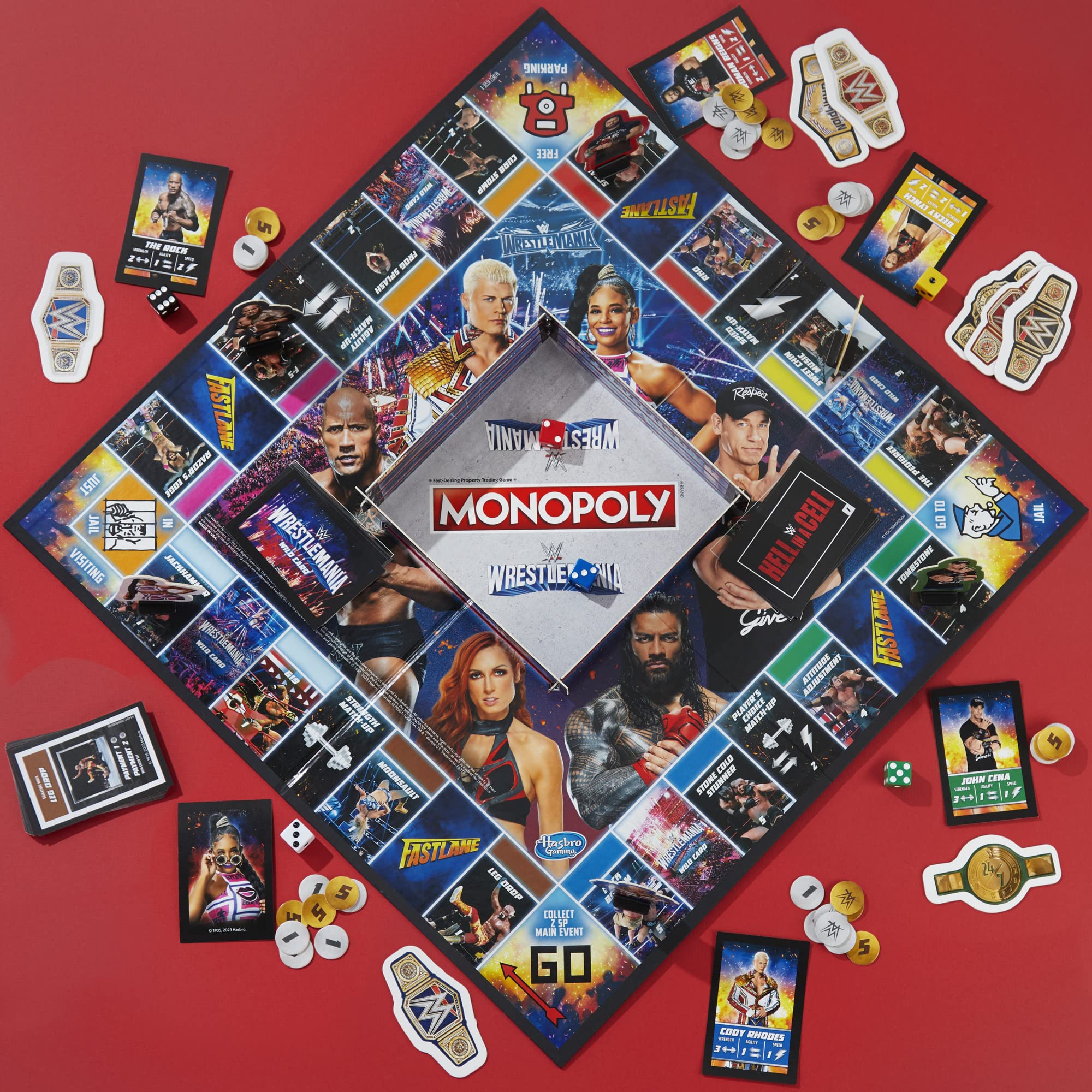 Foto 5 pulgar | Venta Internacional - Juego De Mesa Monopoly Wrestlemania Edition Hasbro