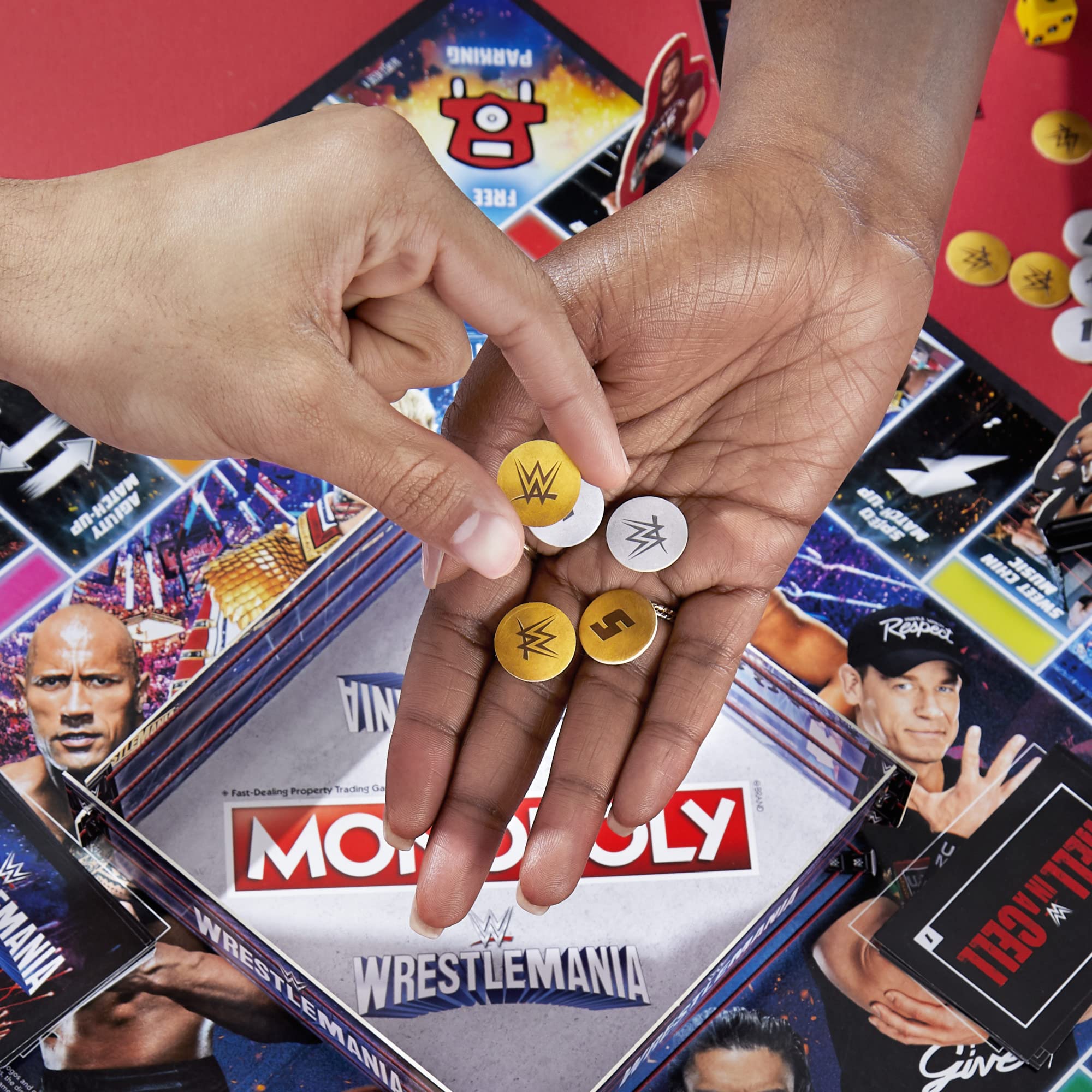 Foto 7 pulgar | Venta Internacional - Juego De Mesa Monopoly Wrestlemania Edition Hasbro