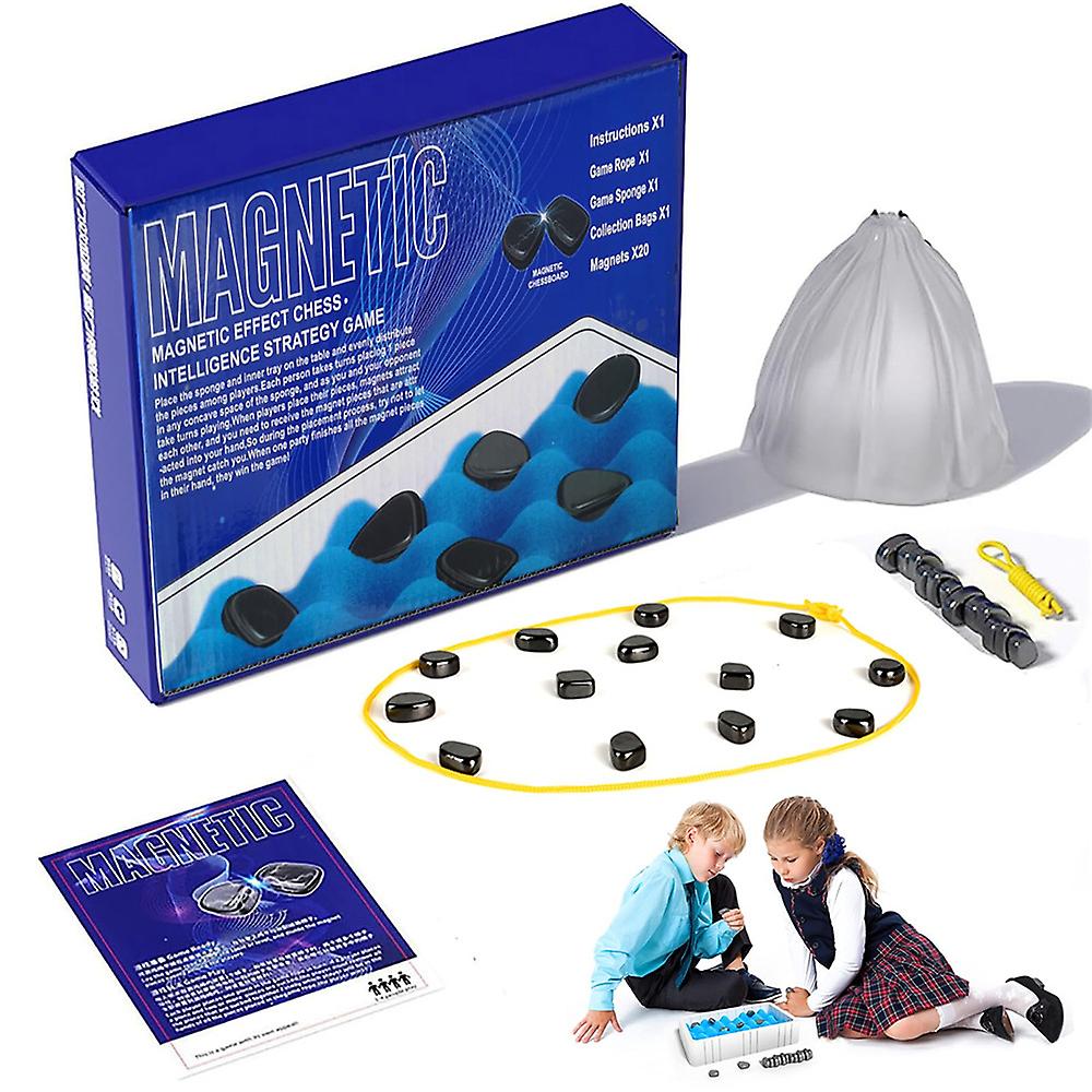 Foto 2 pulgar | Venta Internacional - Juego De Ajedrez Magnético, Juego De Ajedrez, Juego De Mesa Magnético Para Varios Jugadores, C