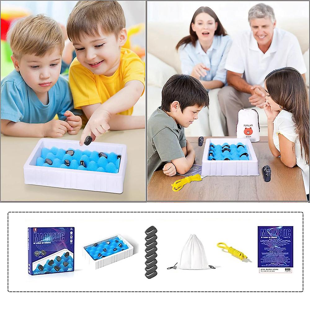 Foto 3 pulgar | Venta Internacional - Juego De Ajedrez Magnético, Juego De Ajedrez, Juego De Mesa Magnético Para Varios Jugadores, C
