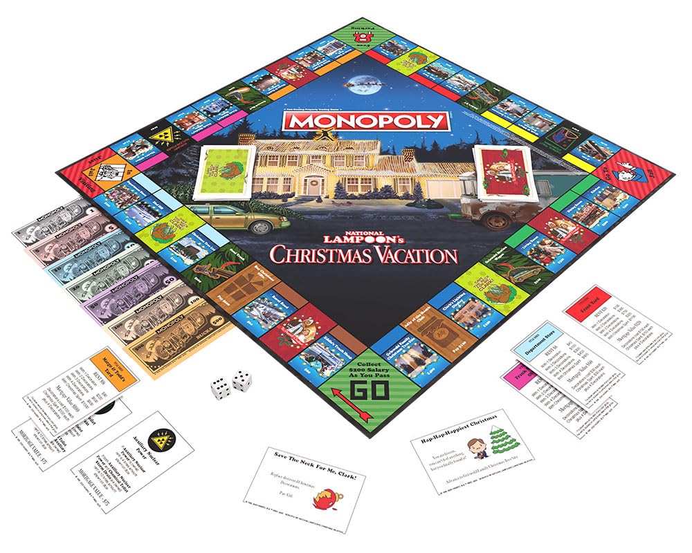 Foto 4 pulgar | Venta Internacional - Juego De Mesa Usapoly Monopoly National Lampoons Christmas Vac