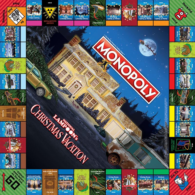 Foto 7 | Venta Internacional - Juego De Mesa Usapoly Monopoly National Lampoons Christmas Vac