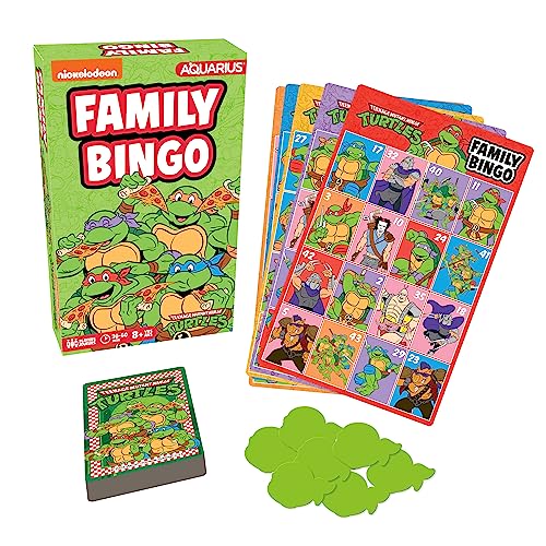 Venta Internacional - Juego De Bingo Aquarius Teenage Mutant Ninja Turtles Family Fun