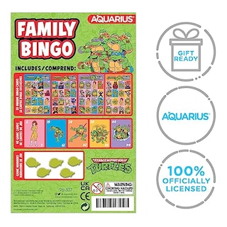 Foto 7 | Venta Internacional - Juego De Bingo Aquarius Teenage Mutant Ninja Turtles Family Fun