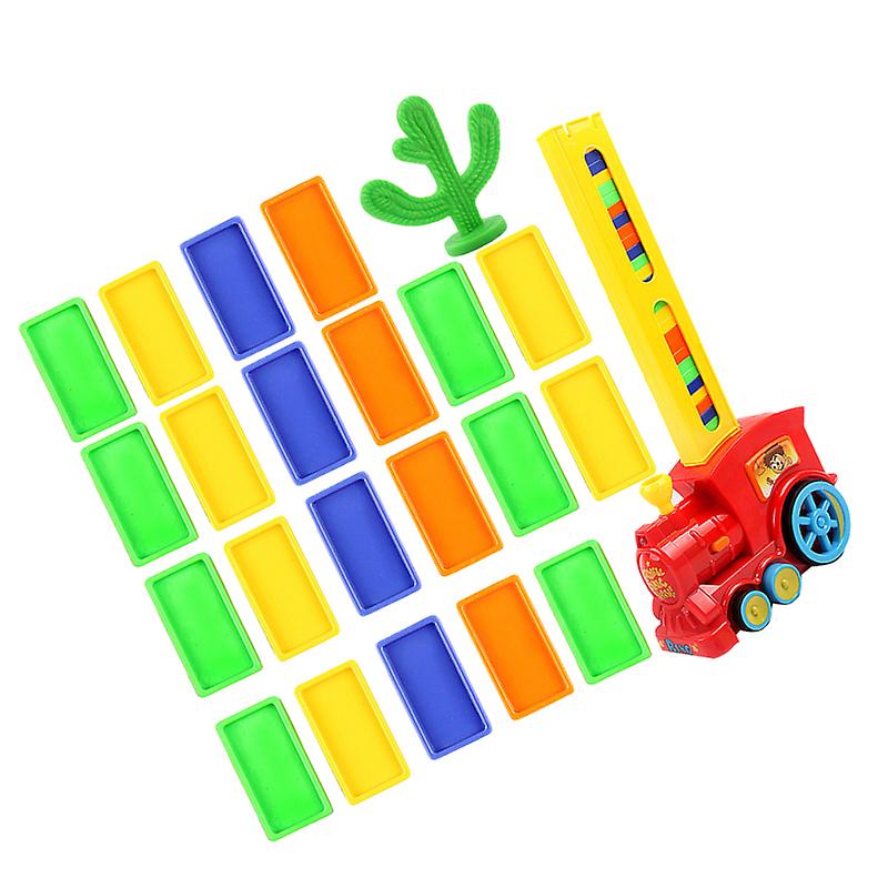 Foto 4 pulgar | Venta Internacional - Juguete Domino Blocks, 120 Unidades, Para Niños, Con Ruedas De Vehículos Del Color Del Color