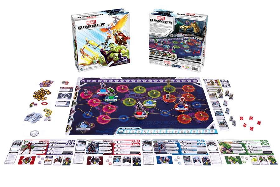 Foto 4 pulgar | Venta Internacional - Juego De Mesa Fantasy Flight Games Marvel D.a.g.g.e.r. Super He