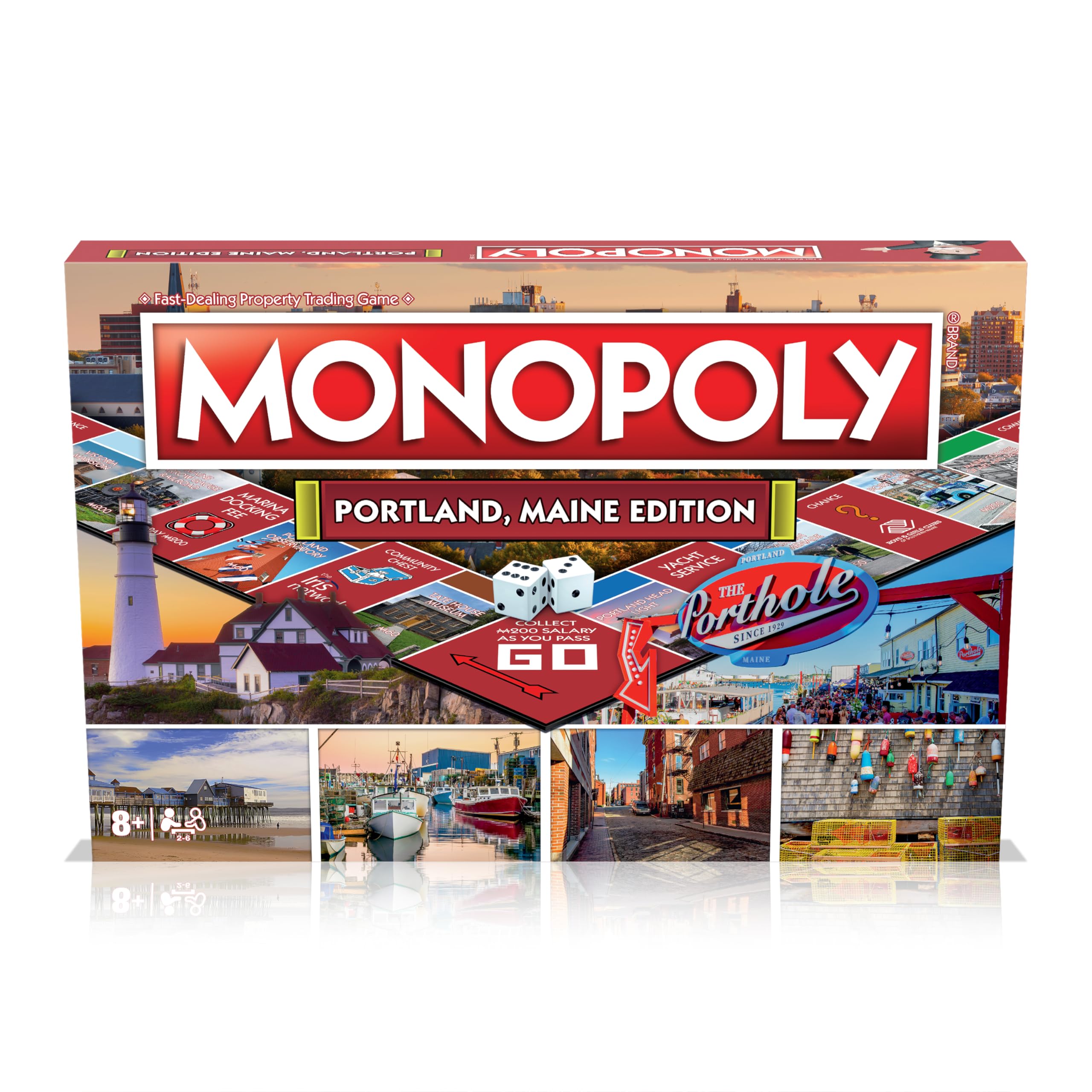 Foto 7 pulgar | Venta Internacional - Juego De Mesa Monopoly Portland Para 2-6 Jugadores Mayores De 8 Años