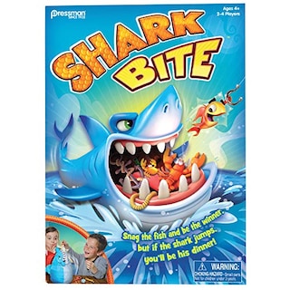 Foto 2 | Venta Internacional - Game Pressman Shark Bite Con 1 Tiburón Hambriento Y 12 Criaturas Marinas