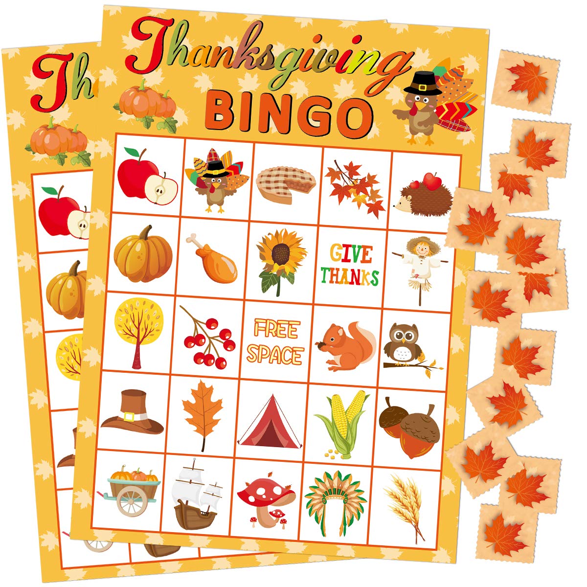Foto 2 pulgar | Venta Internacional - Juego De Bingo De Acción De Gracias Fancy Land Para 24 Jugadores Para Niños