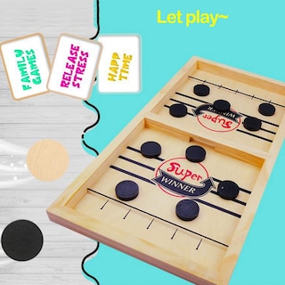 Foto 4 | Venta Internacional - Juguete Fast Sling Puck Game Super Winner Para Juegos De Mesa, Tamaño Grande