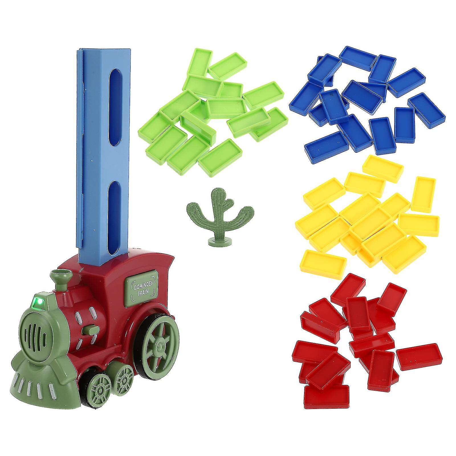 Foto 2 pulgar | Venta Internacional - Set De Juguetes De Dominó Para Niños, Juego Educativo Con Pilas
