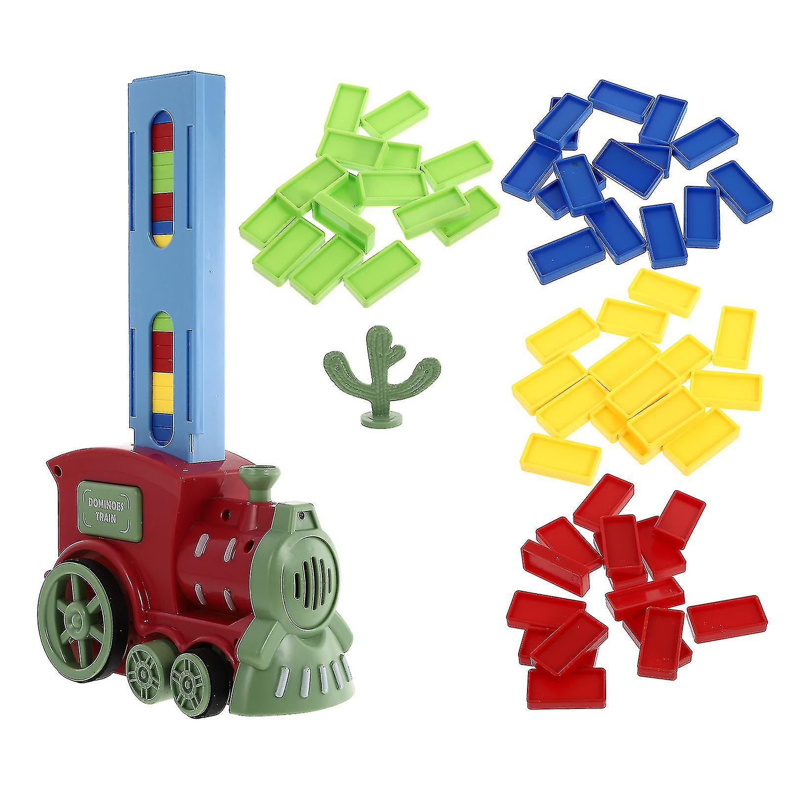 Foto 3 pulgar | Venta Internacional - Set De Juguetes De Dominó Para Niños, Juego Educativo Con Pilas