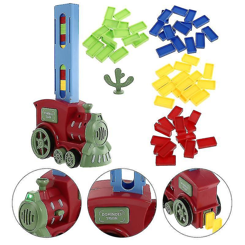 Foto 4 pulgar | Venta Internacional - Set De Juguetes De Dominó Para Niños, Juego Educativo Con Pilas