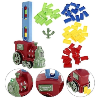 Foto 3 | Venta Internacional - Set De Juguetes De Dominó Para Niños, Juego Educativo Con Pilas