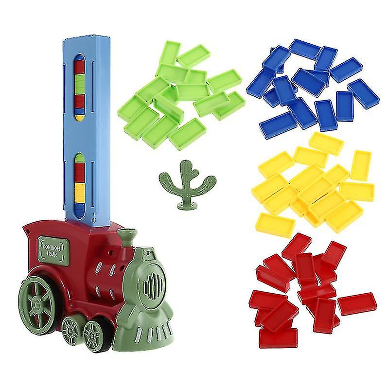 Foto 5 pulgar | Venta Internacional - Set De Juguetes De Dominó Para Niños, Juego Educativo Con Pilas