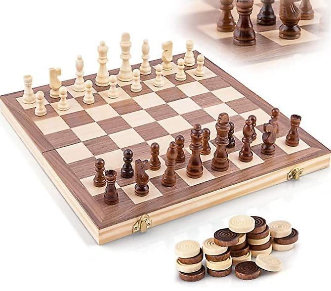 Foto 2 pulgar | Venta Internacional - Juego De Ajedrez De Madera Hecho A Mano Con Piezas De Ajedrez Y Ajedrez
