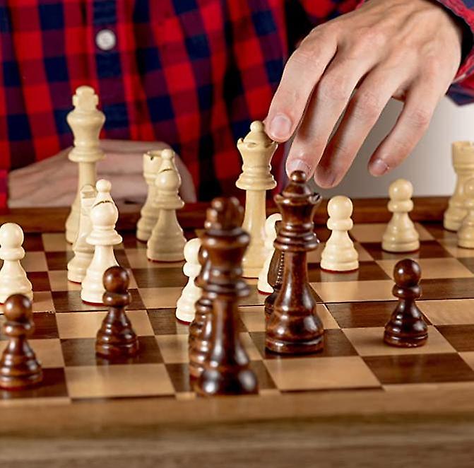 Foto 4 pulgar | Venta Internacional - Juego De Ajedrez De Madera Hecho A Mano Con Piezas De Ajedrez Y Ajedrez