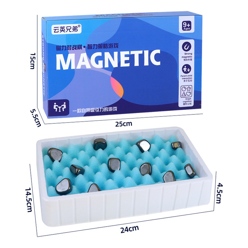 Foto 3 pulgar | Venta Internacional - Juego De Escritorio Magnetic Effects Chess Interactivo Para Padres E Hijos