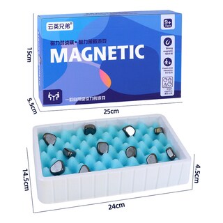 Foto 2 | Venta Internacional - Juego De Escritorio Magnetic Effects Chess Interactivo Para Padres E Hijos