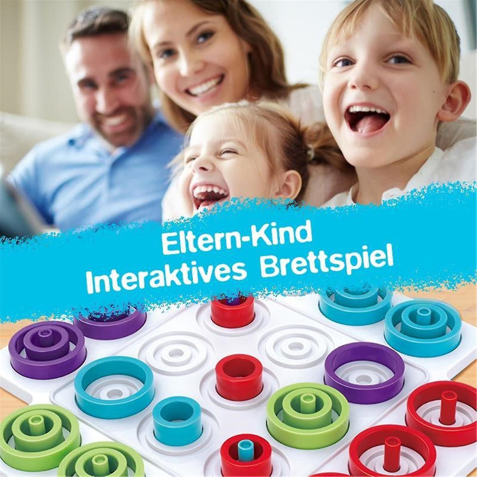 Foto 4 pulgar | Venta Internacional - Juego De Ajedrez Circular, Tablero De Ajedrez Educativo Para Padres De Niños