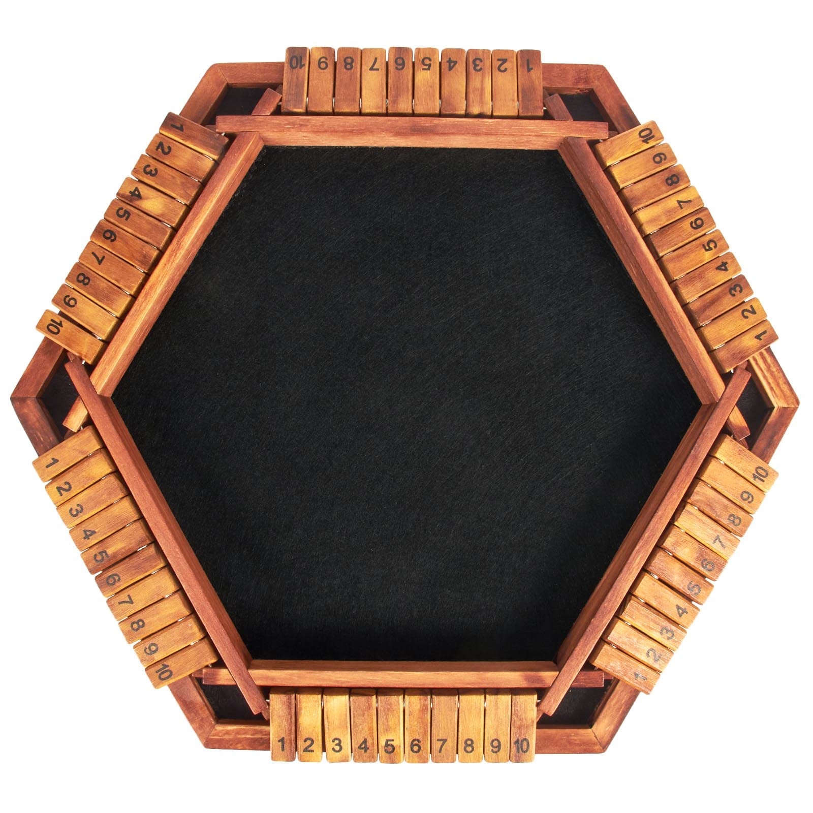 Foto 9 pulgar | Venta Internacional - El Juego Shut The Box Amerous Mejoró De 1 A 6 Jugadores Con 16 Dados