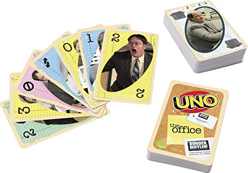 Foto 4 pulgar | Venta Internacional - Juego De Cartas Mattel Games Uno The Office Para Adolescentes Y Adultos