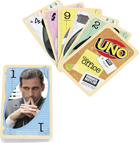 Foto 5 pulgar | Venta Internacional - Juego De Cartas Mattel Games Uno The Office Para Adolescentes Y Adultos