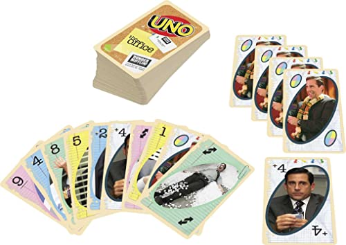 Foto 6 pulgar | Venta Internacional - Juego De Cartas Mattel Games Uno The Office Para Adolescentes Y Adultos