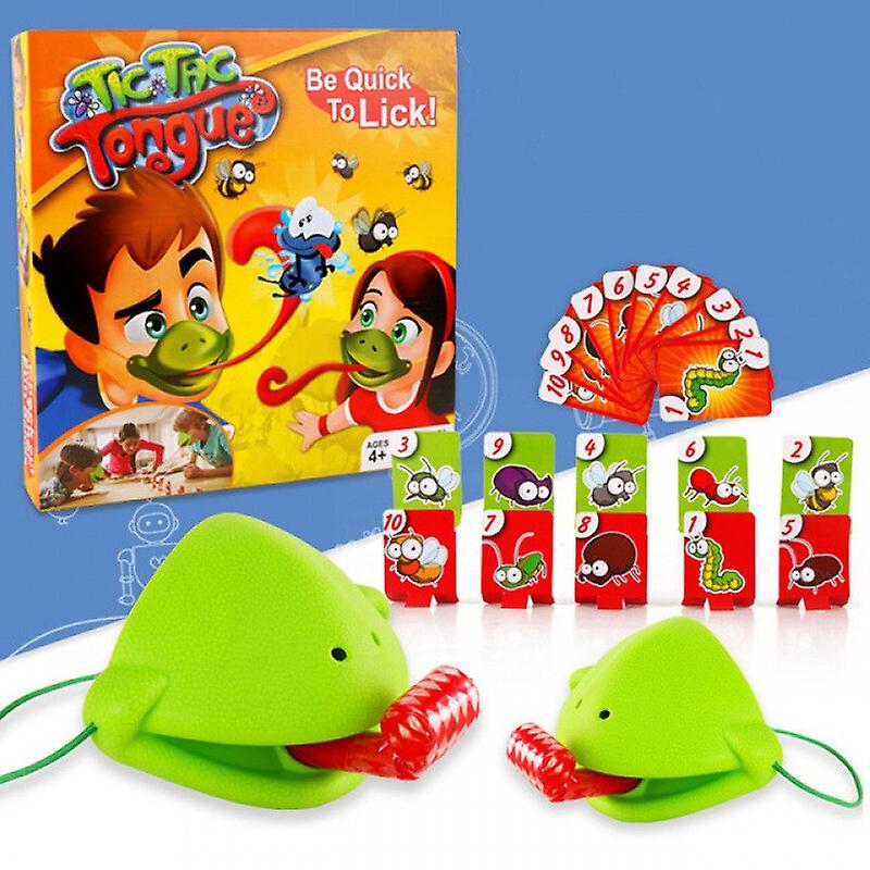 Foto 2 pulgar | Venta Internacional - Juego De Mesa Tongue Out Lizard Frog, Máscara De Juguete Para Niños