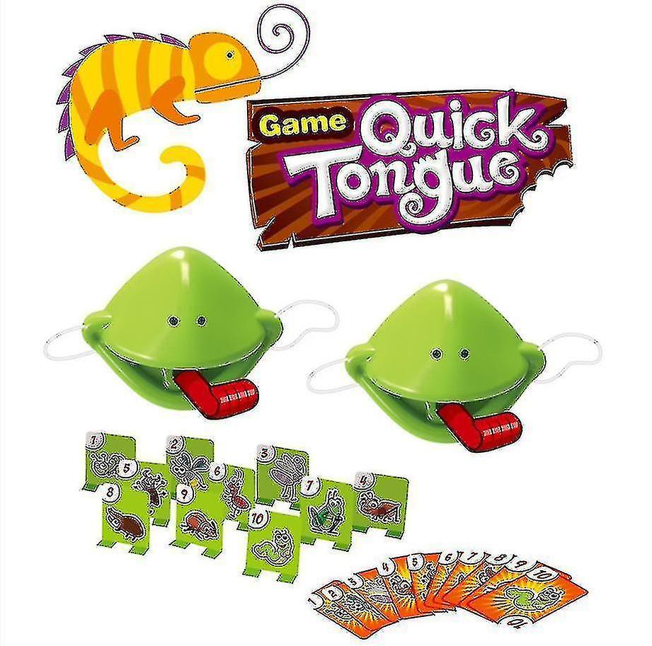 Foto 4 pulgar | Venta Internacional - Juego De Mesa Tongue Out Lizard Frog, Máscara De Juguete Para Niños