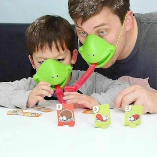 Foto 4 | Venta Internacional - Juego De Mesa Tongue Out Lizard Frog, Máscara De Juguete Para Niños
